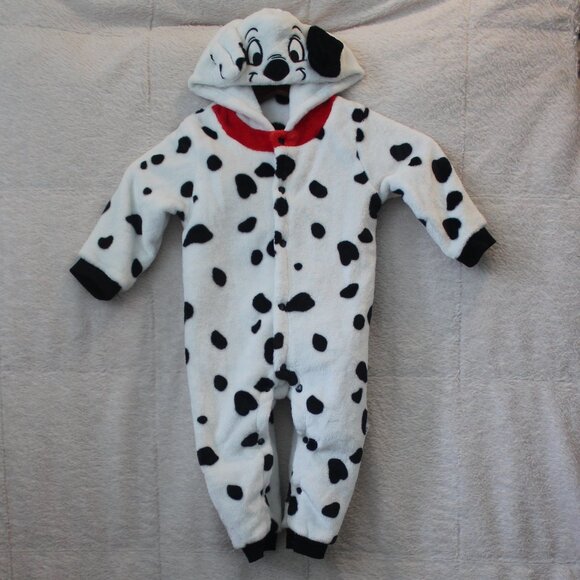 Tonwhar Other - Toddler Hooded Romper Halloween Costume White Dalmation